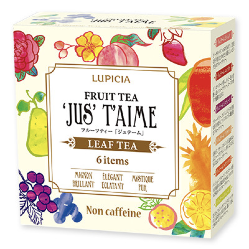 LUPICIA 'JUS' T'AIME系列6种花果茶套装8包装