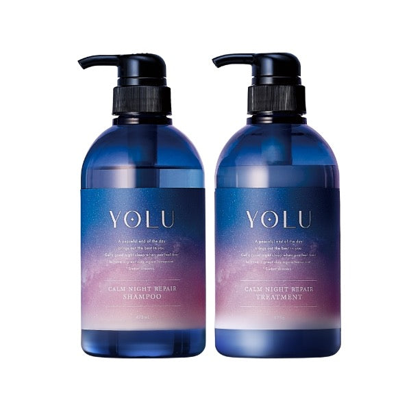 YOLU夜间密集修护柔顺滋养水润焕耀洗发水护发素475ml