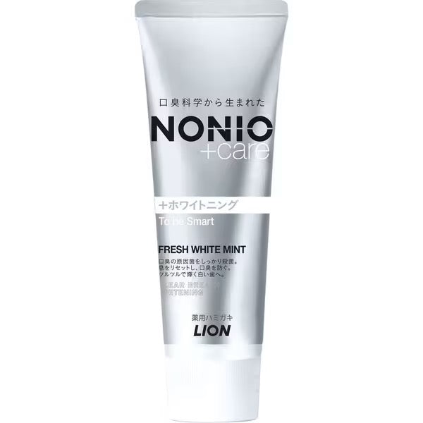 LION狮王NONIO+CARE预防口臭美白牙膏130g