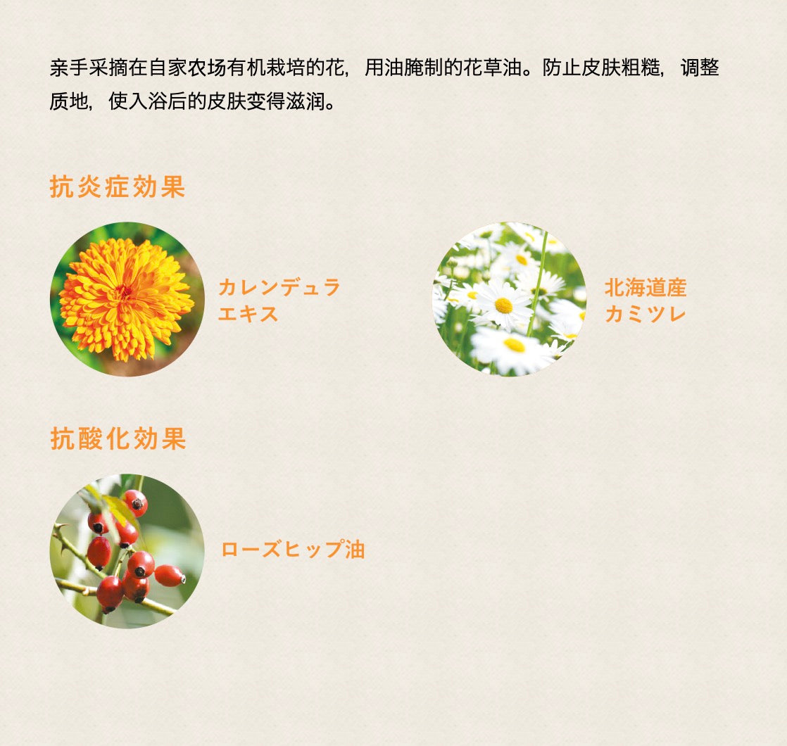 Mama&Kids/Natural Island入浴剂瓶装 300ml 金盏花洋甘菊