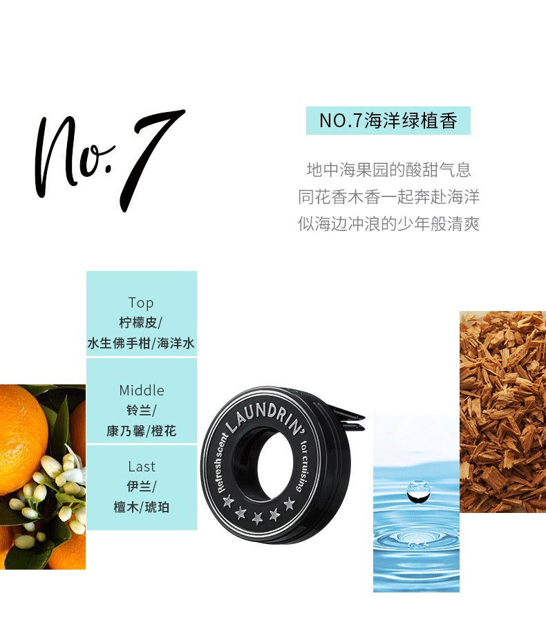 Laundrin朗德林车载香薰清新剂 No.7海洋绿植香