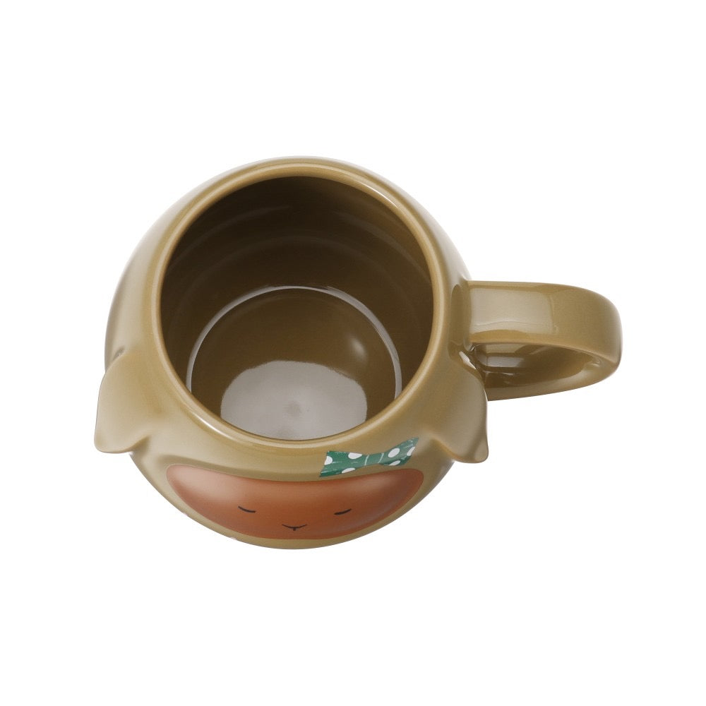 星巴克STARBUCKS兔年限定兔兔达摩杯237ml 棕