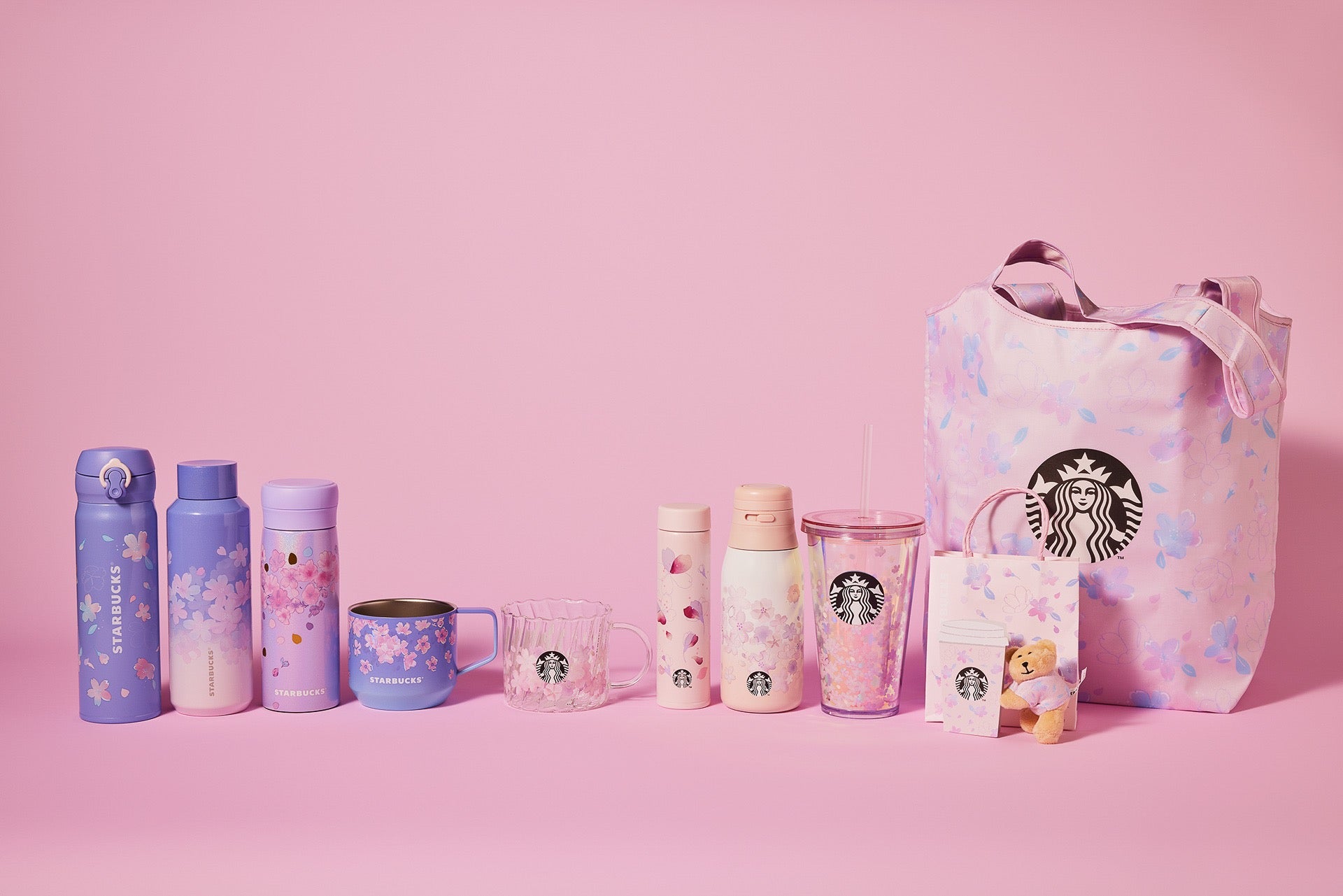 星巴克STARBUCKS 2023樱花限定保温随行杯355ml