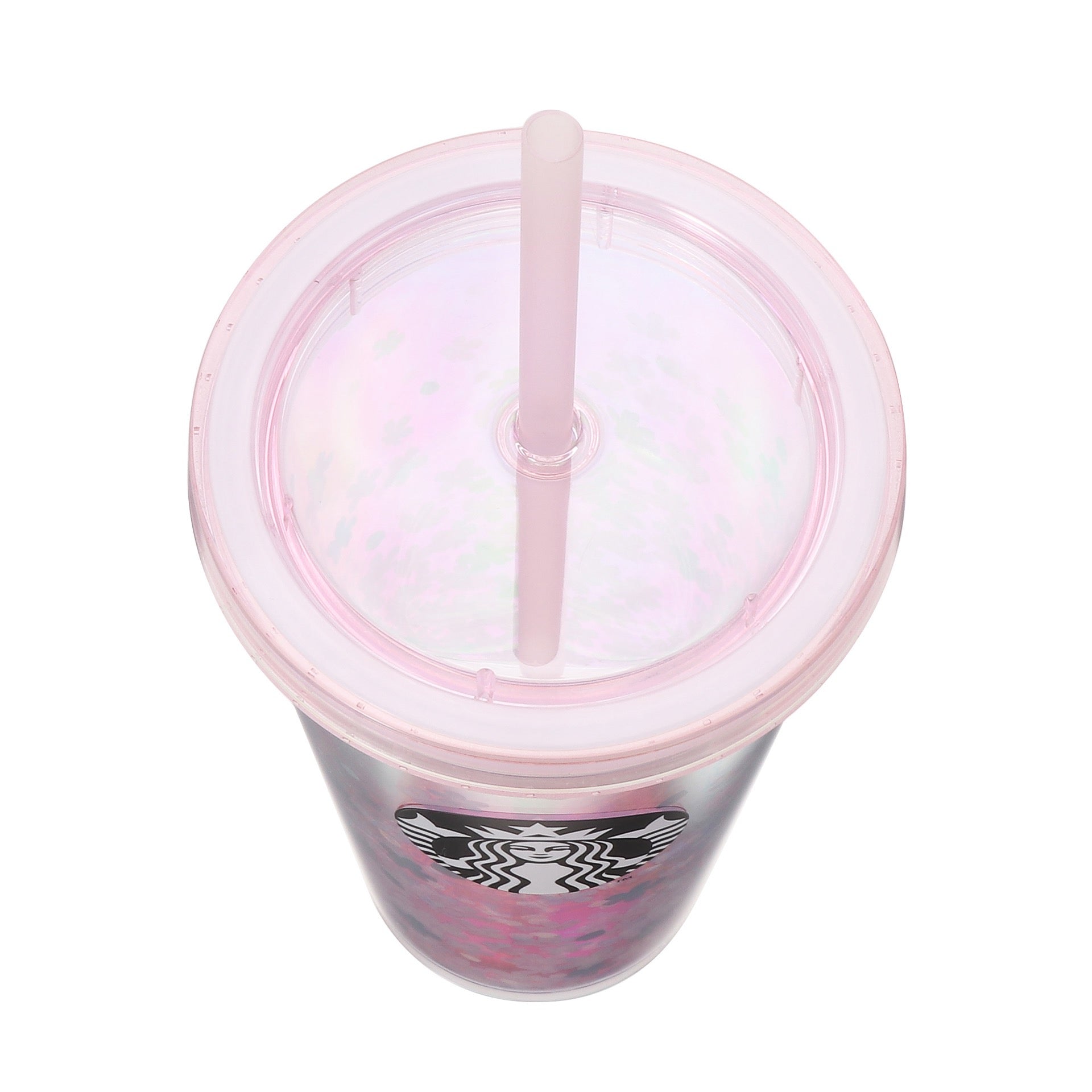 星巴克STARBUCKS 2023樱花限定吸管随行杯473ml