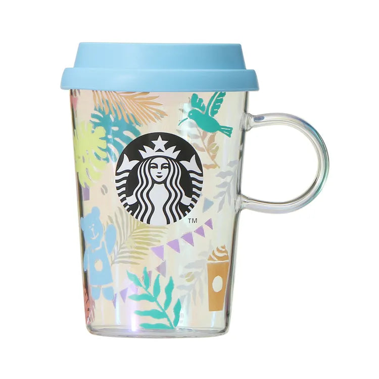 星巴克STARBUCKS 2022夏季限定玻璃杯355ml